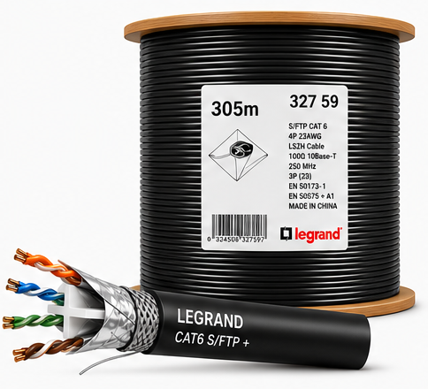 کابل شبکه CAT 6 SFTP OUT DOOR  Legrand  اقتصادی