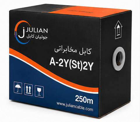 کابل مخابراتی شیش زوج 0.6زمینی تمام مس